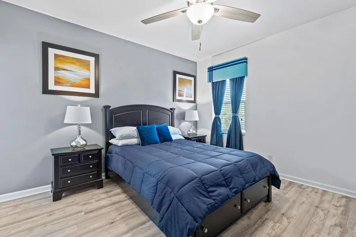 Bedroom 5 — queen suite with private bath