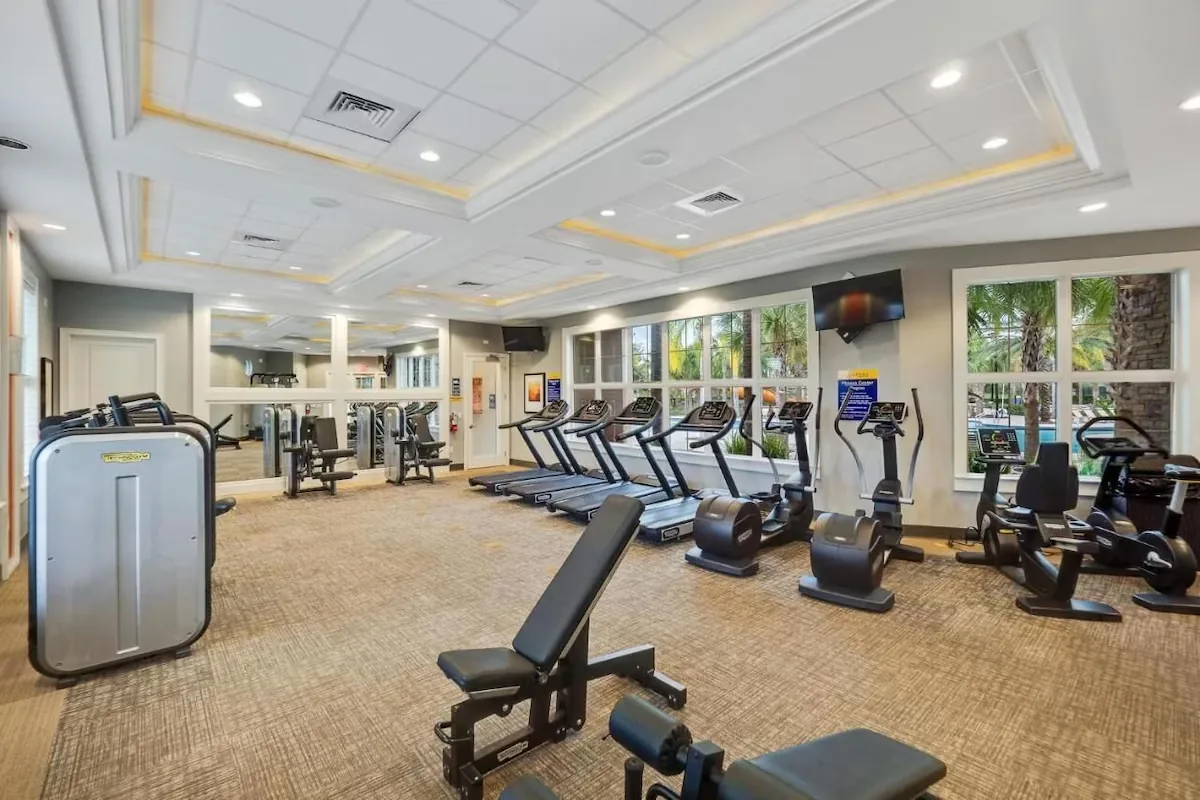 Resort fitness center